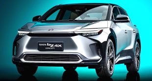 Kendaraan Toyota bZ4X - mobil listrik yang solid